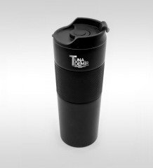 Kişiye Özel 3518 French Press  Siyah Paslanmaz Çelik Termos Mug 500 ml