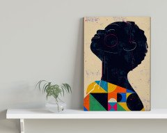 BK Home Color Of Woman Tasarımlı Kanvas Tablo 30x50cm-9