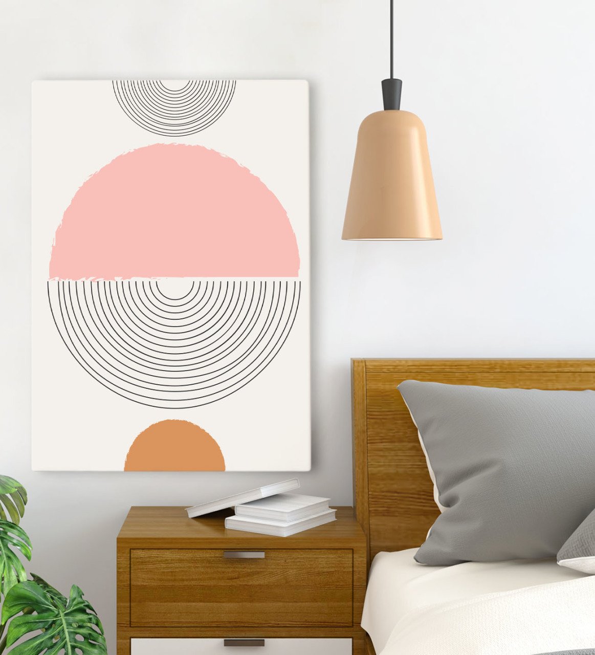 BK Gift Yatak Odası Konseptli Kanvas Tablo 70x100cm-53