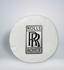 BK Gift Rolls Royce Tasarımlı Yuvarlak Araç Koltuk Yastığı-1