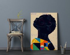 BK Home Color Of Woman Tasarımlı Kanvas Tablo 70x100cm-9