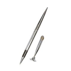 Gümüş Renkli Metal Sümen Tükenmez Kalem