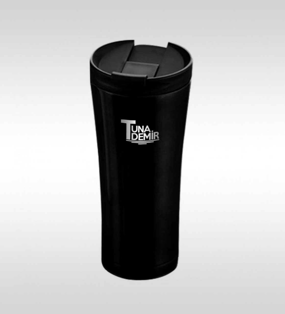Kişiye Özel 3564 Siyah Paslanmaz Çelik Termos Mug 500 ml