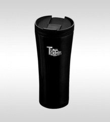 Kişiye Özel 3564 Siyah Paslanmaz Çelik Termos Mug 500 ml
