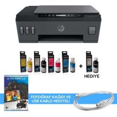 HP Smart Tank Wireless 515 1TJ09A Photoink Mürekkepli Tanklı Yazıcı (1 Siyah Mürekkep ve Fotoğraf Kağıdı Hediyeli) .