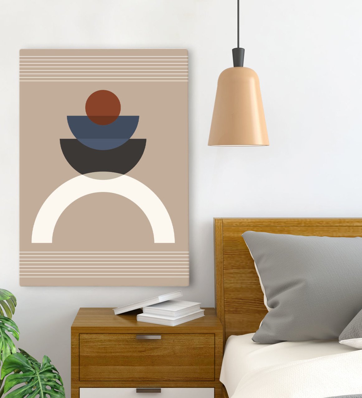 BK Gift Yatak Odası Konseptli Kanvas Tablo 70x100cm-55