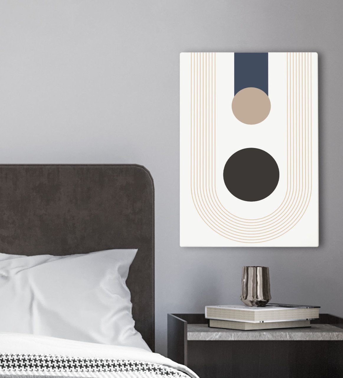 BK Gift Yatak Odası Konseptli Kanvas Tablo 30x50cm-56