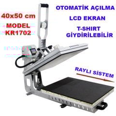 Otomatik Transfer Baskı Presi 40X50 cm