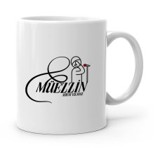 Kişiye Özel Mesleki Müezzin Beyaz Kupa Bardak - 1