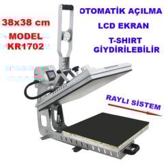 Otomatik Transfer Baskı Presi 38x38 cm