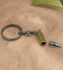 BK Gift Kişiye Özel Eskitme Kurşun Kolye ve Anahtarlık Hediye Seti