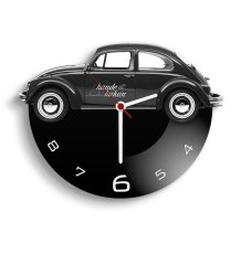 Kişiye Özel Retro Beetle Tasarımlı Ahşap Duvar Saati (Model 4)