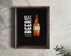 BK Gift Kişiye Özel İsimli Bira Kapağı Koleksiyonu Ahşap Kumbara, Sevgiliyer Hediye, Ev Hediyesi, Arkadaşa Hediye, Tasarım Ahşap Kumbara