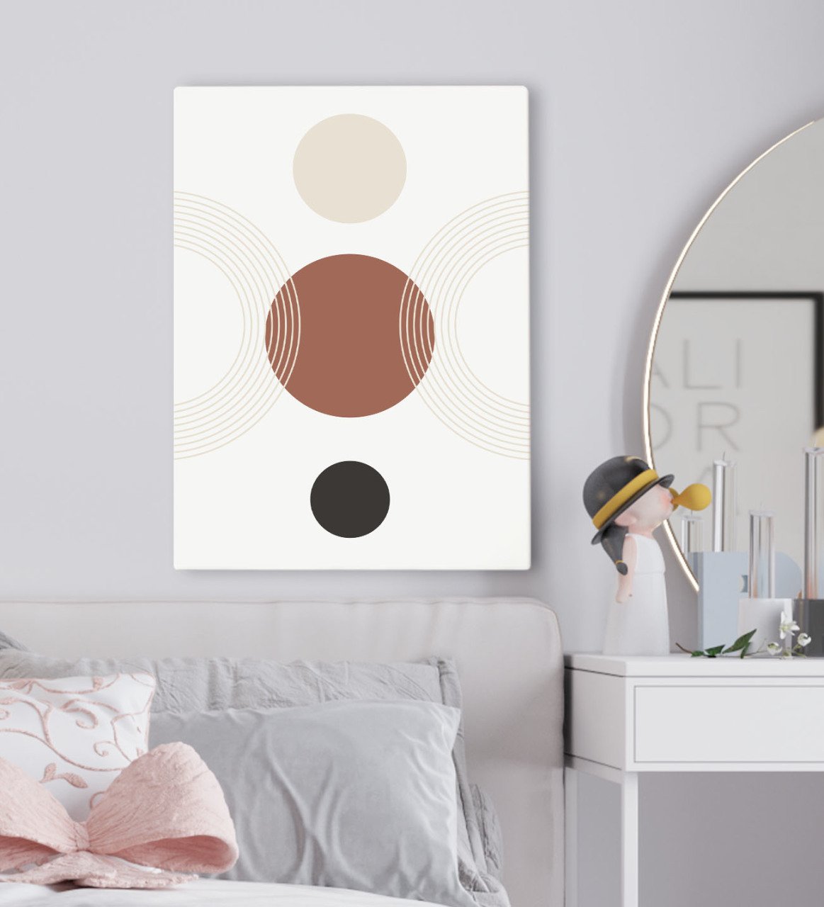 BK Gift Yatak Odası Konseptli Kanvas Tablo 50x70cm-58