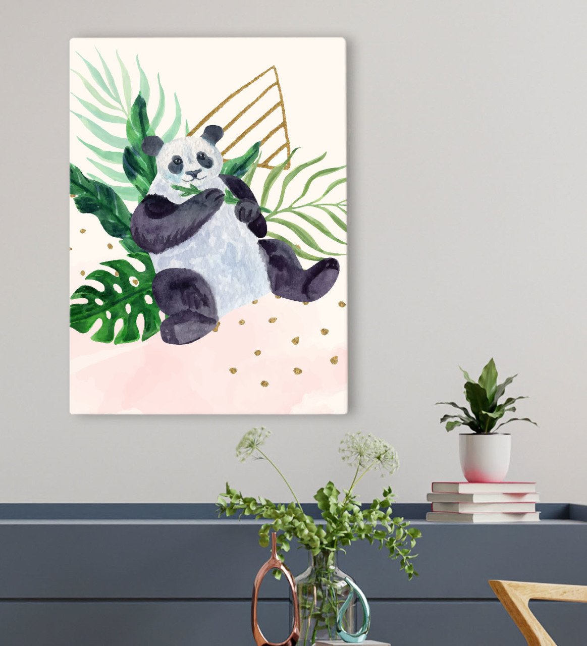 BK Gift Otel Odası Konseptli Kanvas Tablo 50x70cm-57