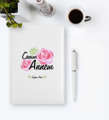 Kişiye Özel Canım Annem 2023 Deri Ajanda & Kalem Hediye Seti - 15