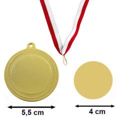 Sublimasyon Altın Madalya 5.5 cm