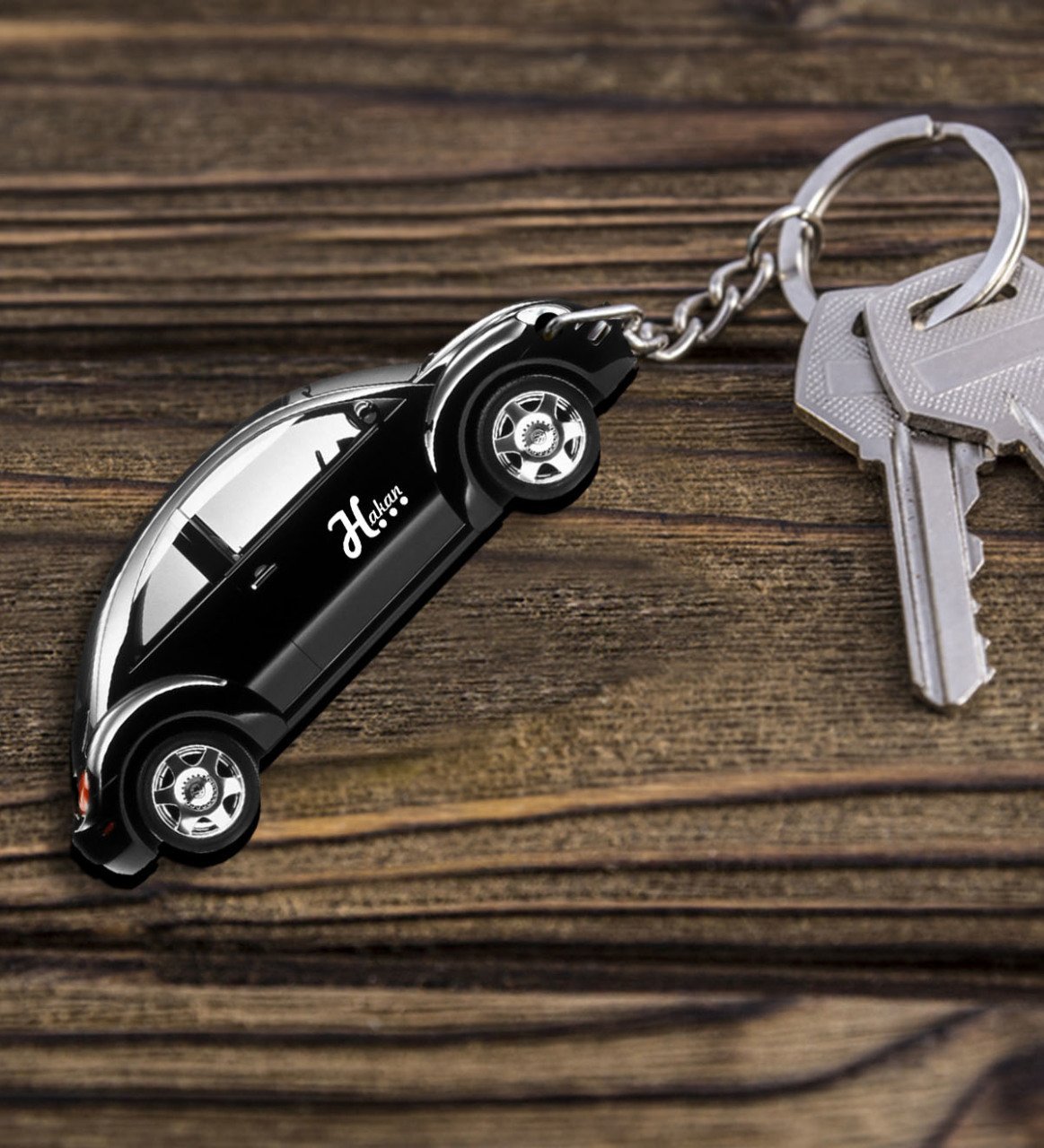 Kişiye Özel Beetle Otomobil Anahtarlık - 2