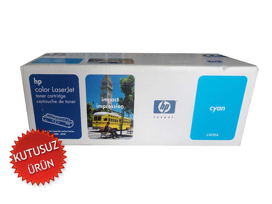HP C4192A Mavi Orjinal Toner - LaserJet 4500 / 4550 (U) (T8105)