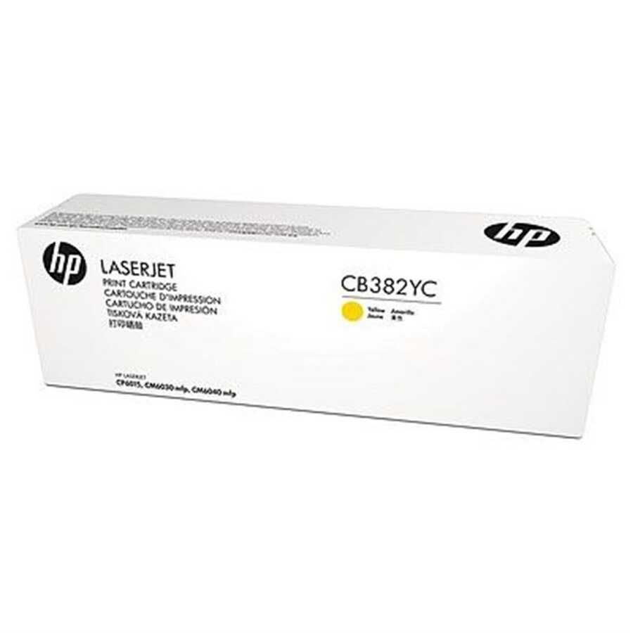 HP CB382YC (824A) Sarı Orjinal Toner - Laserjet CP6015 (T4074)