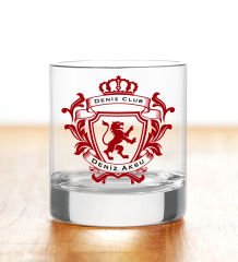 BK Gift DTF Kişiye Özel Kral Aslanlar Tasarımlı Viski Kadehi - 1 , Arkadaşa Hediye, Sevgiliye Hediye