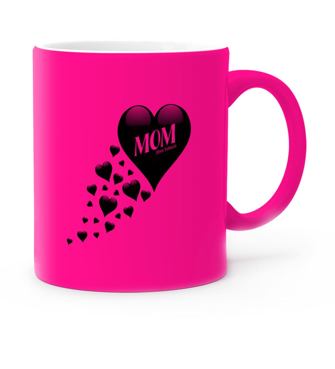 Kişiye Özel Annem Pembe Kupa Bardak - 2