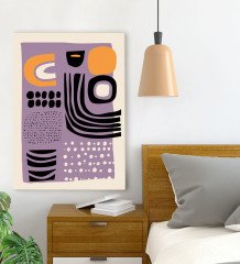 BK Gift Yatak Odası Konseptli Kanvas Tablo 70x100cm-61