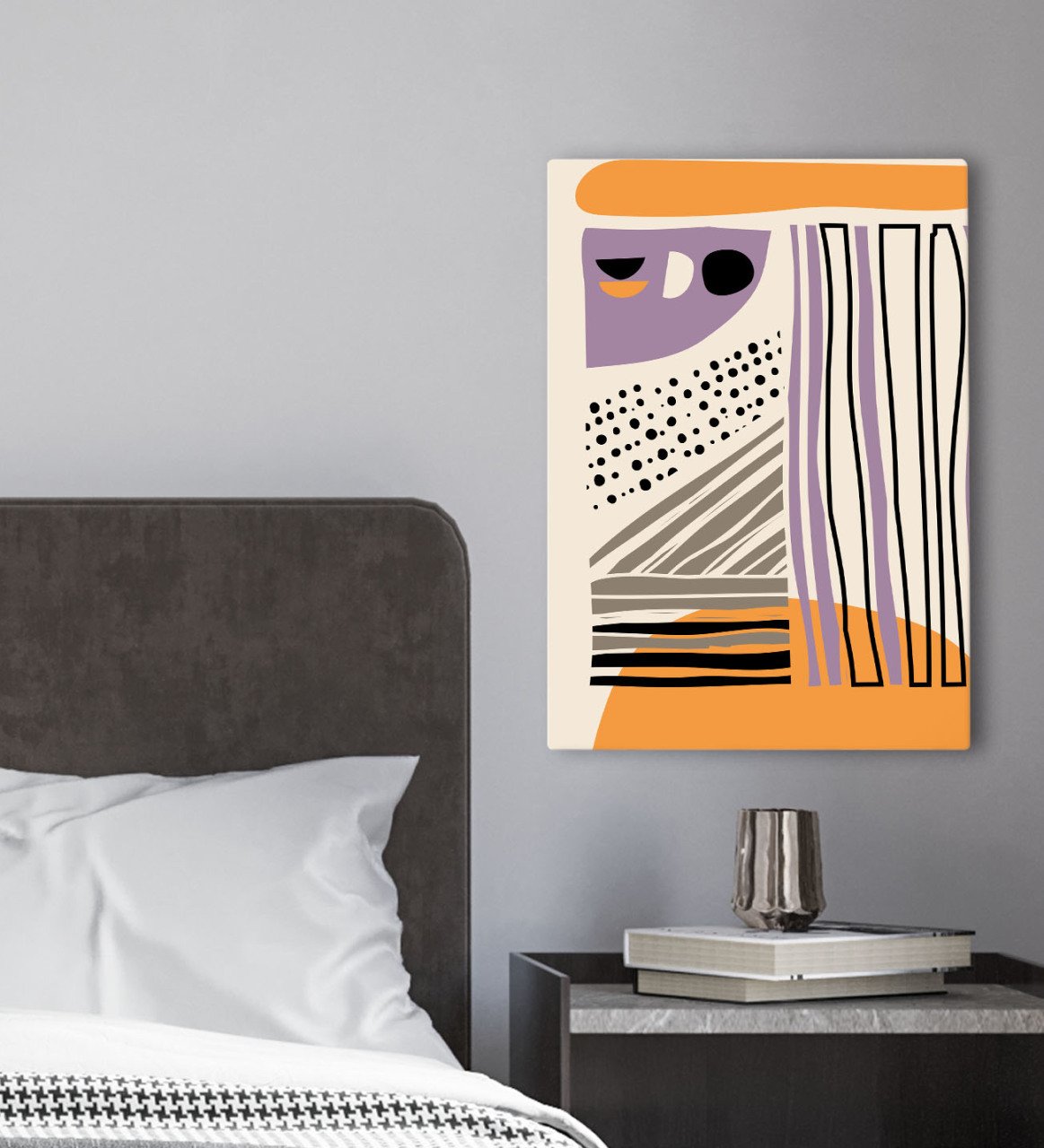 BK Gift Yatak Odası Konseptli Kanvas Tablo 30x50cm-62