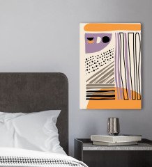 BK Gift Yatak Odası Konseptli Kanvas Tablo 30x50cm-62
