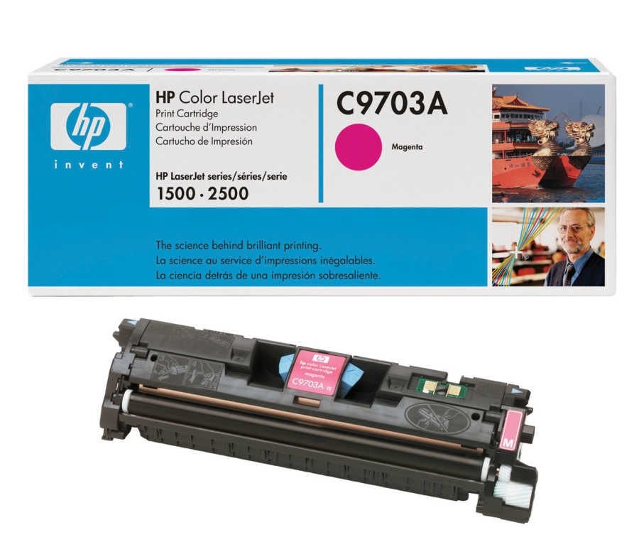 HP C9703A (121A) Kırmızı Orjinal Toner - LaserJet 1500 (B) (T8113)
