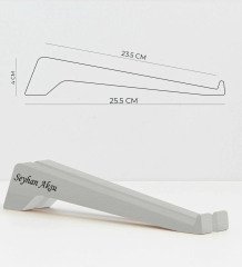 Kişiye Özel Taşınabilir Ahşap Beyaz Notebook Laptop Standı