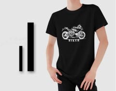 BK Gift Motorsiklet Tasarımlı Erkek Siyah T-shirt -13, Arkadaşa Hediye, Doğum Günü Hediyesi, Sevgili Hediyesi