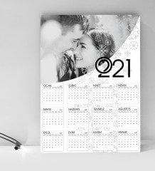 BK Gift Kişiye Özel Fotoğraflı 2023 Duvar Takvimi - 1
