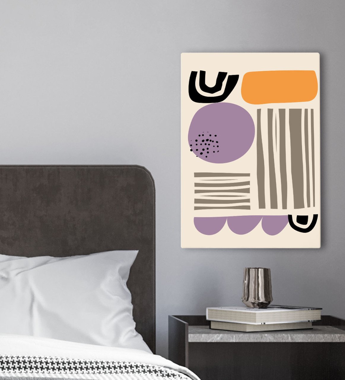 BK Gift Yatak Odası Konseptli Kanvas Tablo 30x50cm-63