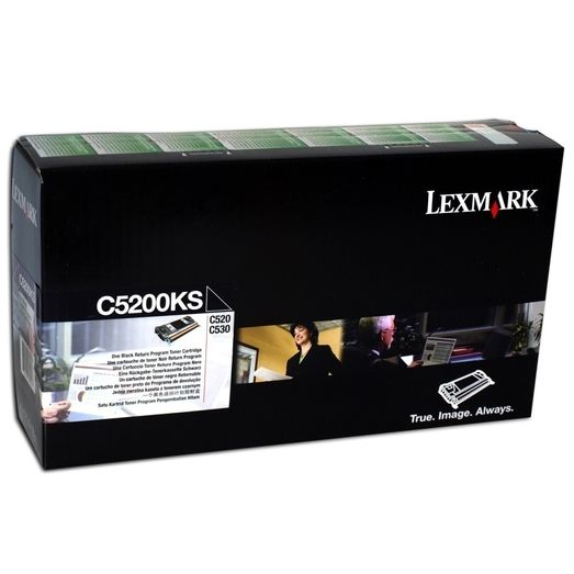 Lexmark C5200KS Siyah Orjinal Lazer Toner - C522 / C524  (T5018)