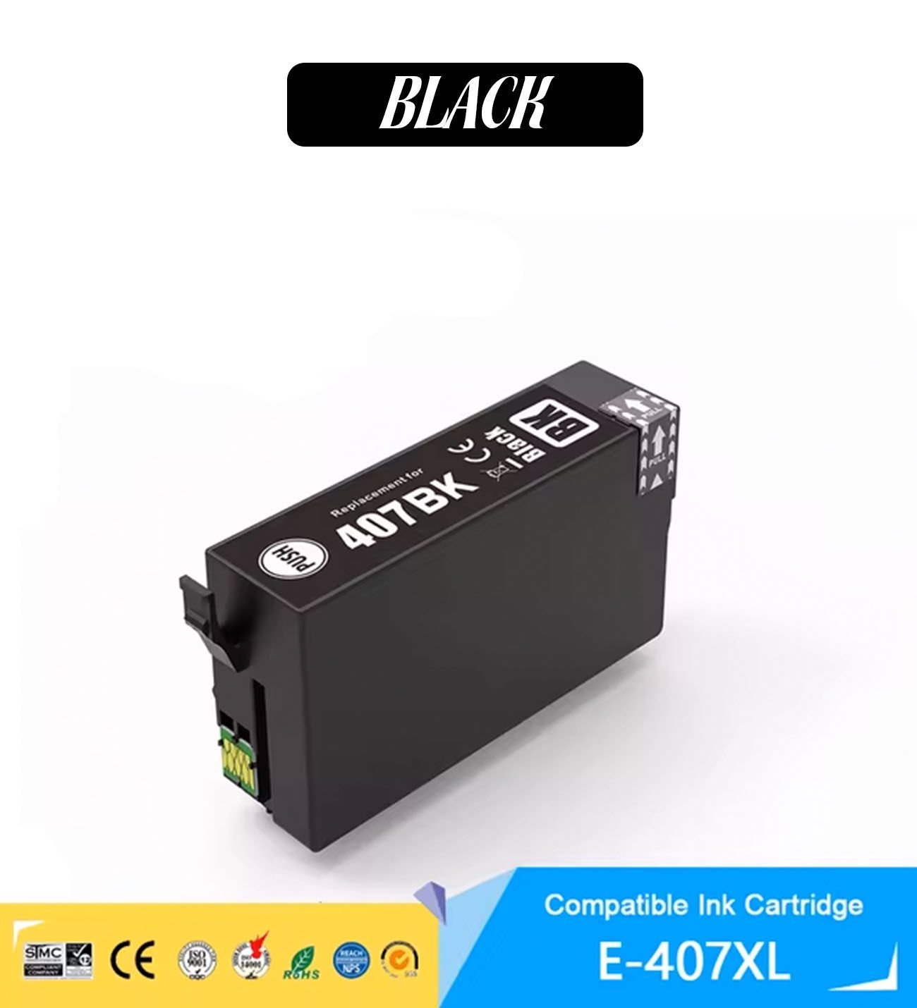 EPSON E-407BK T07U1  SİYAH MUADİL KARTUŞ Epson WorkForce WF-4745