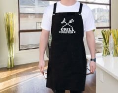 BK Gift Profesyonel Siyah Mutfak Önlüğü, Aşçı Önlüğü, Şef Önlüğü, Ev Hediyesi, Arkadaşa Hediye-6
