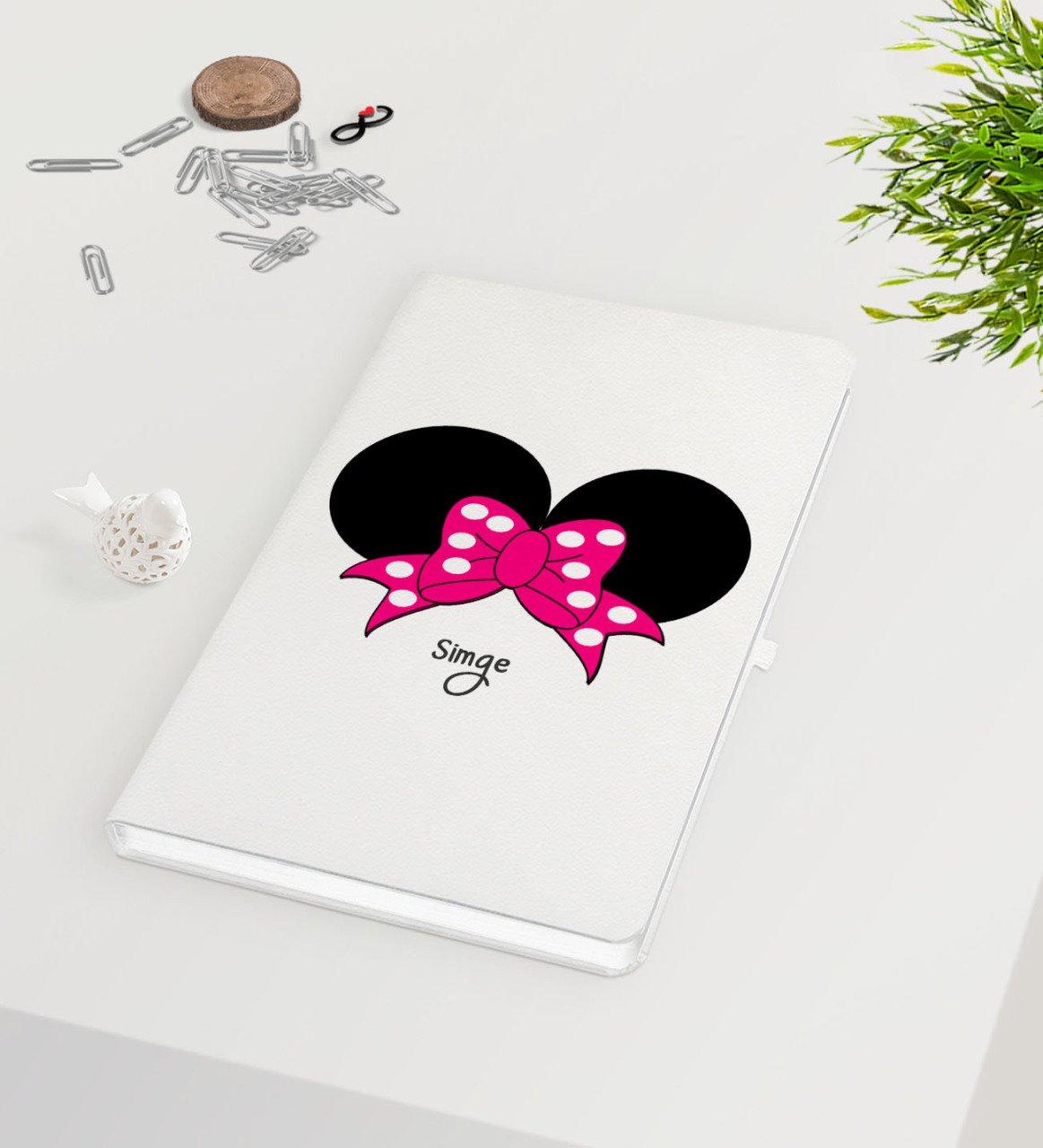 Kişiye Özel Sevgililer Günü Beyaz Defter-87
