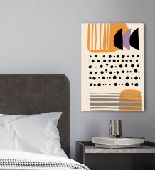 BK Gift Yatak Odası Konseptli Kanvas Tablo 30x50cm-64
