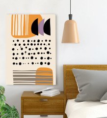 BK Gift Yatak Odası Konseptli Kanvas Tablo 70x100cm-64
