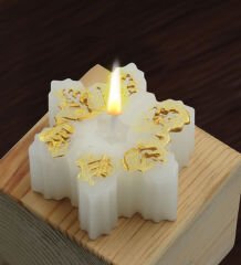 Yılbaşı Hediyesi BK Gift Kişiye Özel Yeni Yıl Tasarımlı Beyaz Kupa Bardak, Kar Tanesi Kolye ve Kar Tanesi Mum Hediye Seti-2, Sevgiliye Hediye, Arkadaşa Hediye