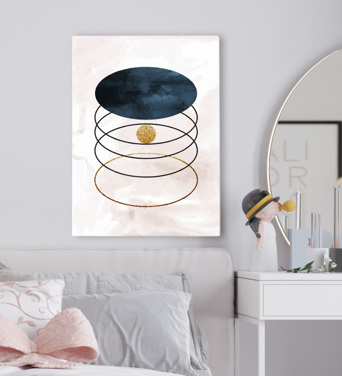 BK Gift Yatak Odası Konseptli Kanvas Tablo 50x70cm-67