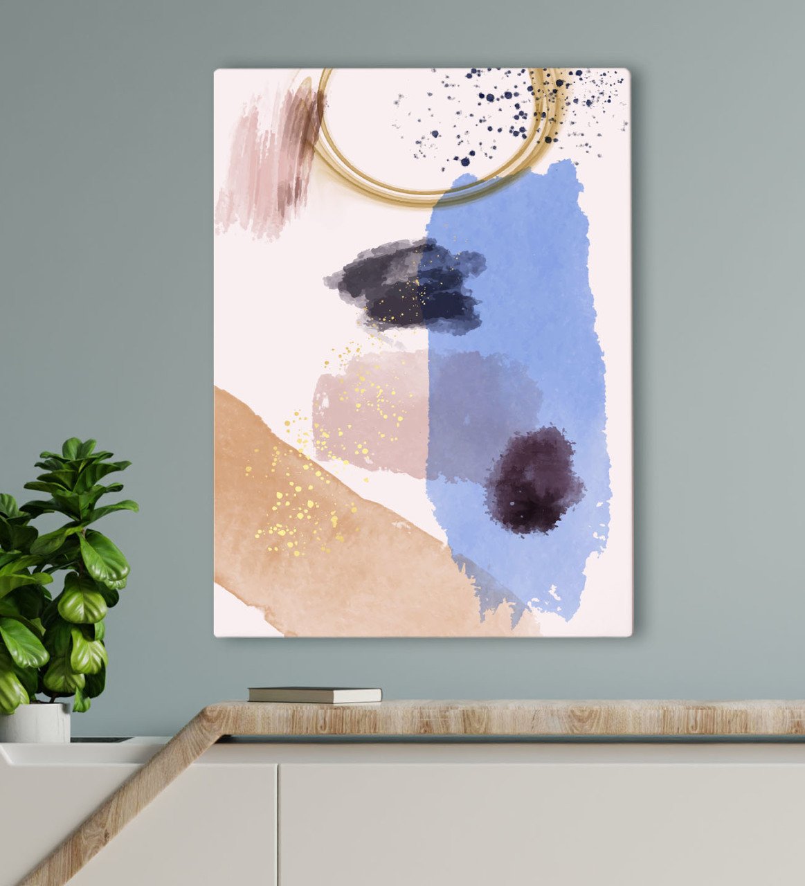 BK Gift Otel Odası Konseptli Kanvas Tablo 70x100cm-65