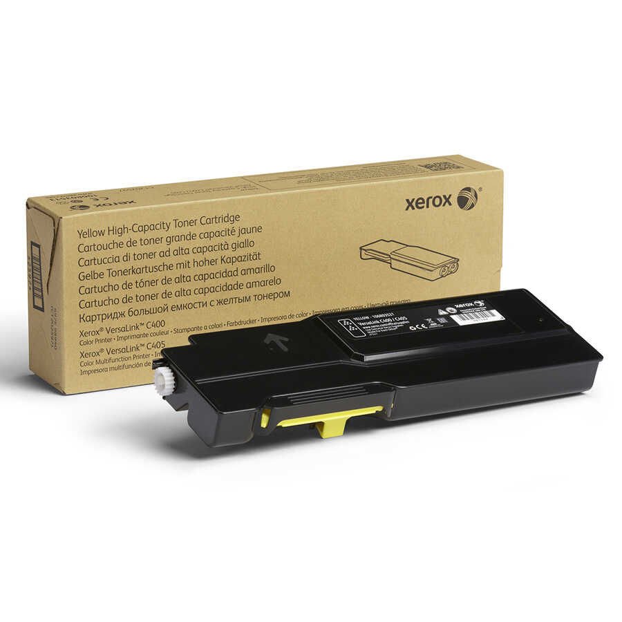 Xerox 106R03521 Sarı Orijinal Toner Kartuşu 4800 Sayfa, VersaLink C400, VersaLink C405