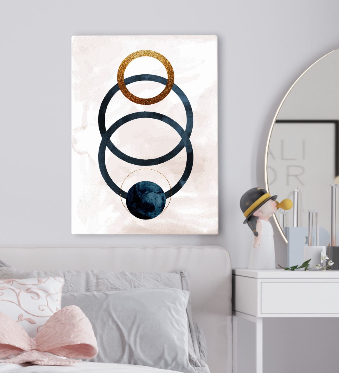 BK Gift Yatak Odası Konseptli Kanvas Tablo 50x70cm-68