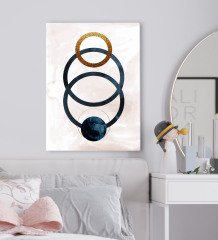 BK Gift Yatak Odası Konseptli Kanvas Tablo 50x70cm-68