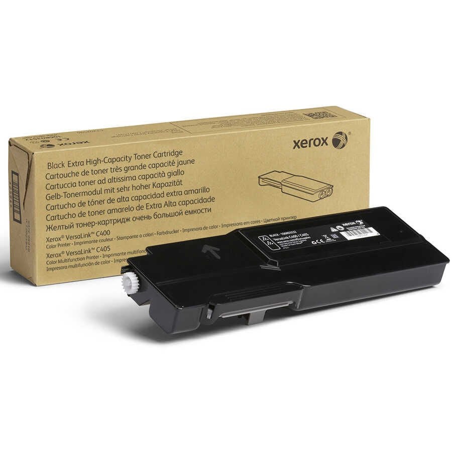 Xerox 106R03532 Siyah Orijinal Toner Kartuşu 10500 Sayfa, VersaLink C400, VersaLink C405