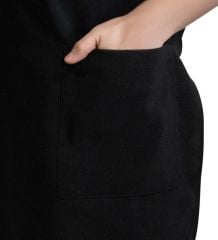 BK Gift Kişiye Özel İsimli Chef Tasarımlı Profesyonel Saks Mavi Mutfak Önlüğü, Aşçı Önlüğü, Şef Önlüğü, Arkadaşa Hediye-2