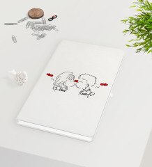 Kişiye Özel Sevgililer Günü Beyaz Defter-103