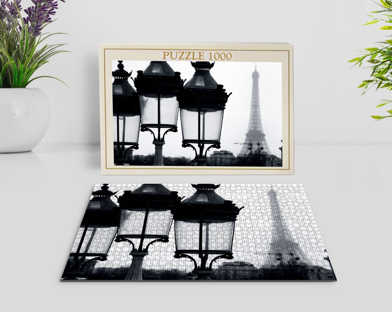 BK Home Paris Manzara 1000 Parça Profesyonel Puzzle-3